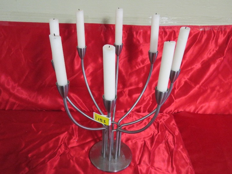 lot 152 image: candlabra with candles