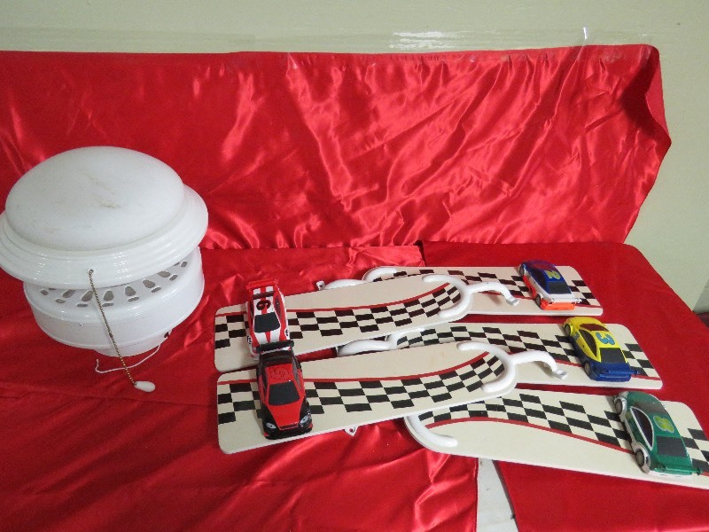lot 191 image: Race Car Ceiling Fan