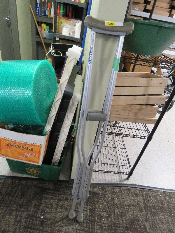 lot 215 image: Crutches