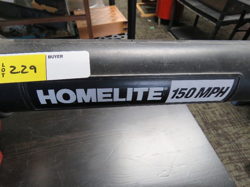 lot 229 image: Gas Powered Blower