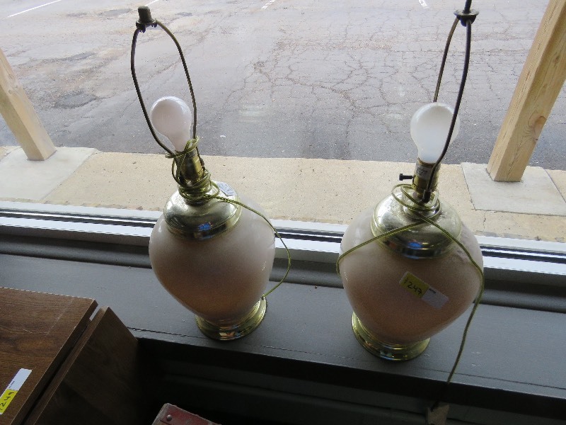 lot 247 image: set of lamps