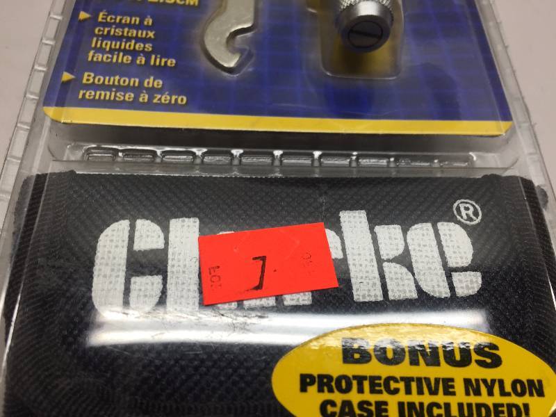 CLARKE DIGITAL EXTERNAL MICROMETER WITH CASE