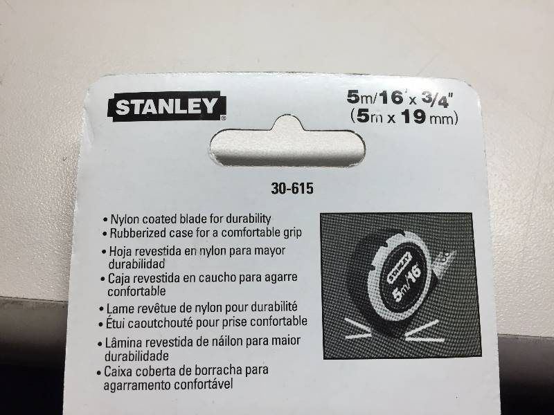 STANLEY 16 TAPE MEASURE