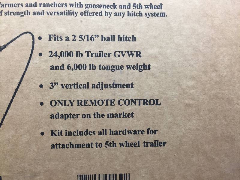 RANCH HITCH ADAPTER 8 OFFSET