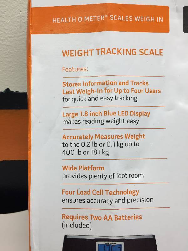 HEALTH O METER THE DOCTORS SCALE