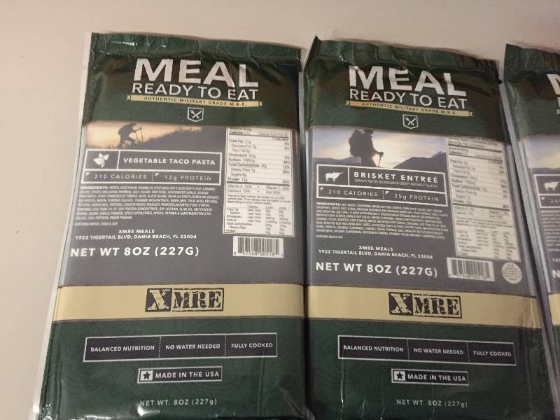 MRE AUTHENTIC MILITARY MEALS READY TO EAT