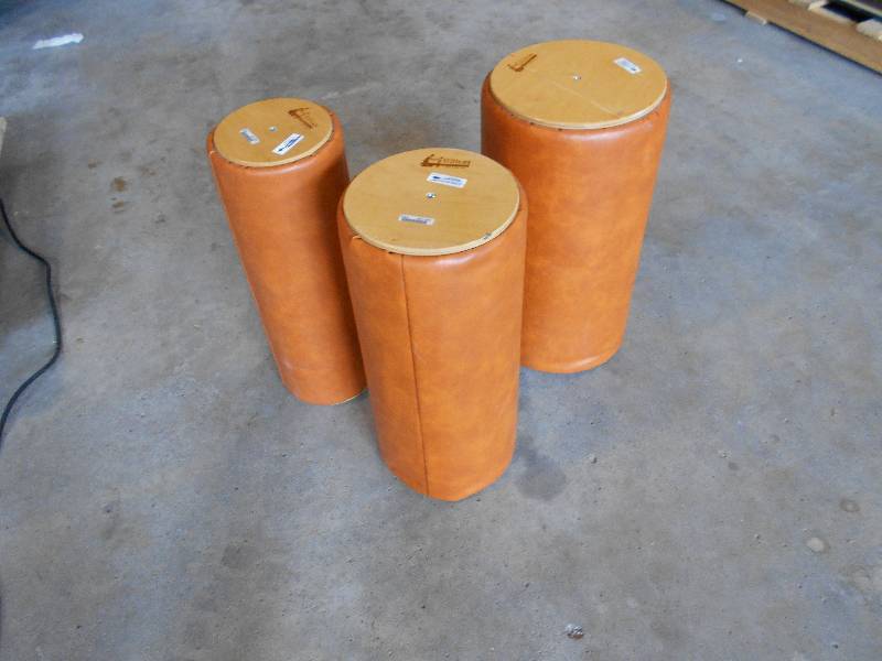 lot 67 image: Physical therapy leather cylinders