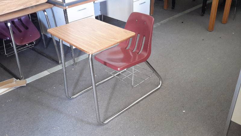 lot 241 image: Lot of 2 Student Desks
