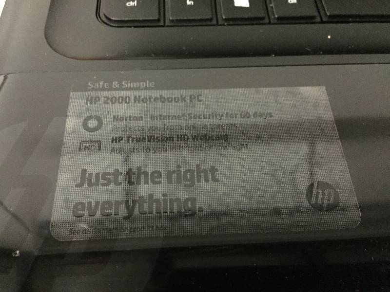 HP 2000 NOTEBOOK WINDOWS 8