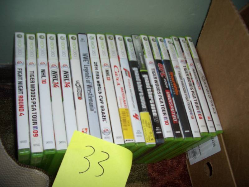 lot 34 image: Xbox 360 games