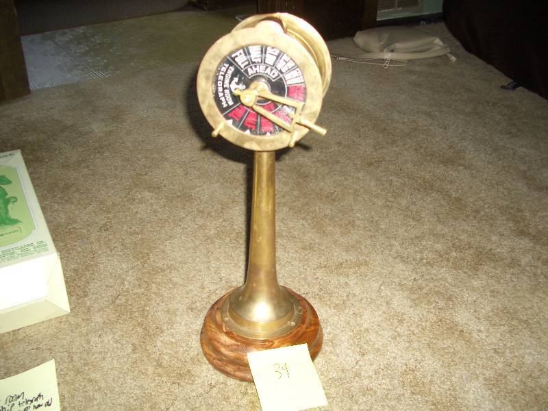 lot 39 image: Antique Engine Room Telegraph