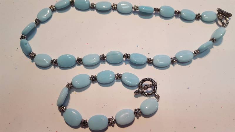 Baby Blue Flowers Set