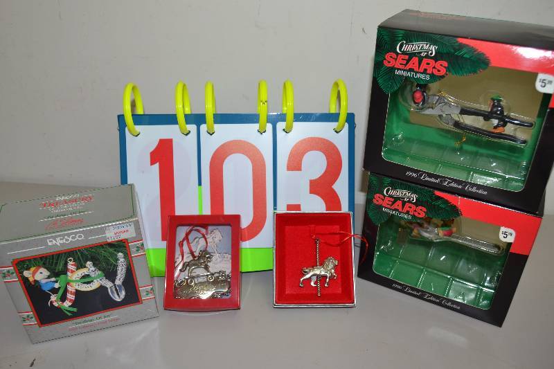 lot 103 image: Christmas Ornaments