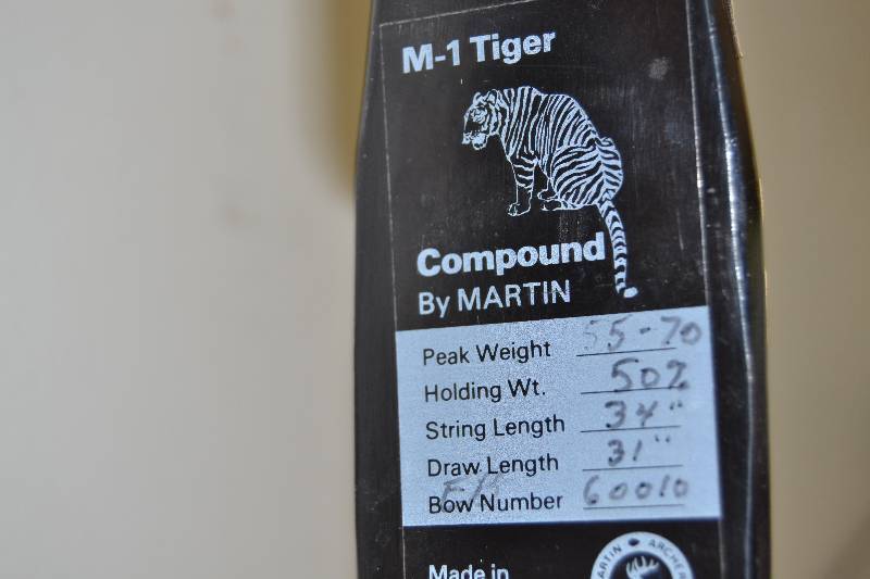M1 Tiger Compound Bow May auction KBID