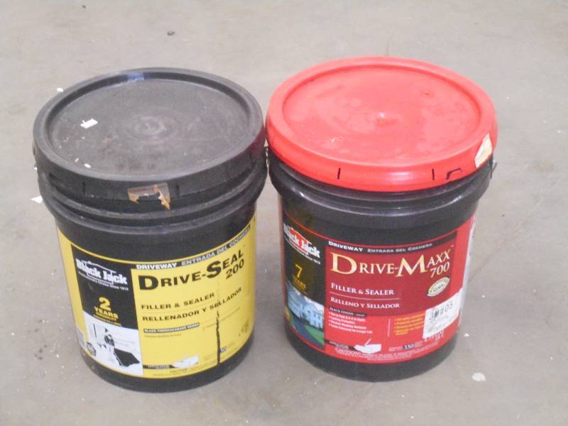 lot 78 image: (2) Buckets Of Driveway Filler & Se...