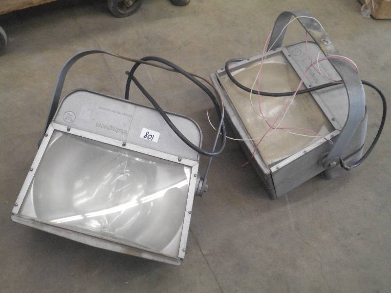lot 108 image: (2) Westinghouse Commercial Exterio...