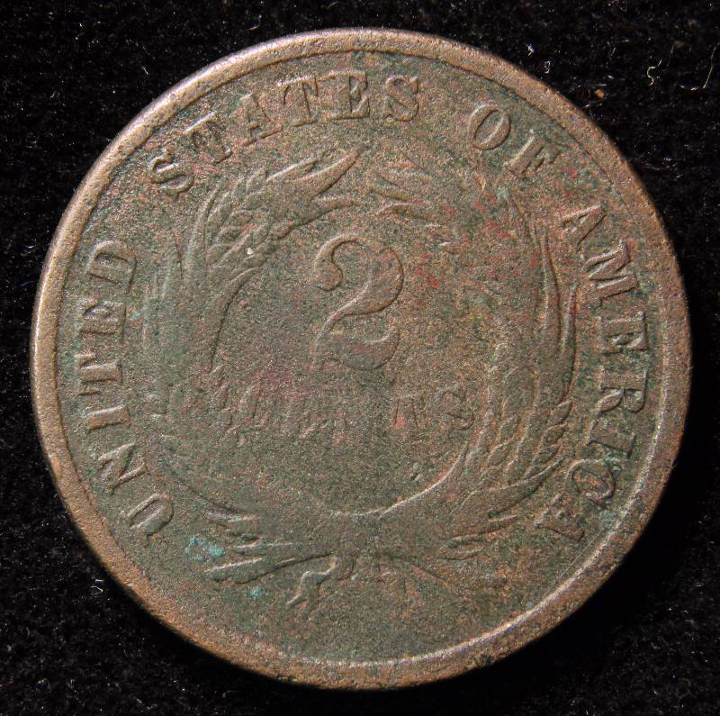 1871 US TWO CENT PIECE