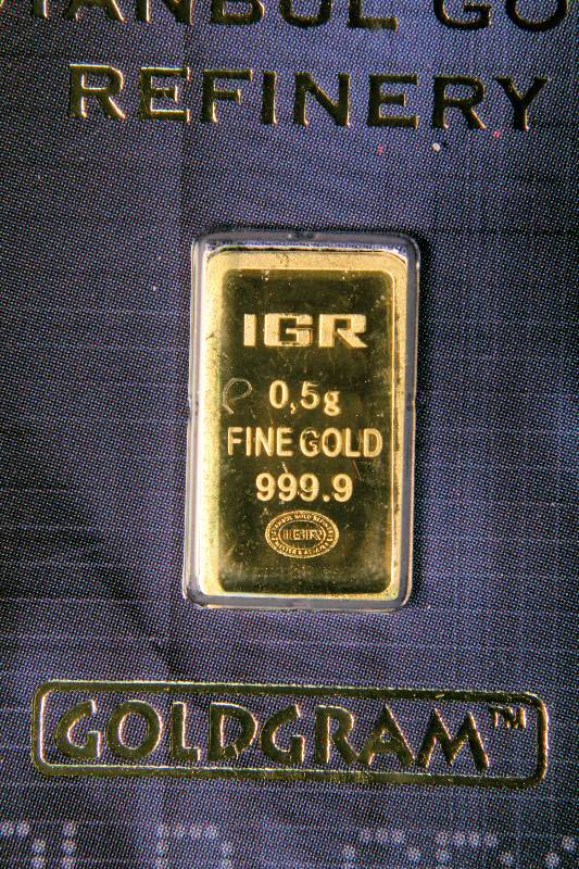 12 GRAM .999 FINE GOLD SEALED BY ISTANBUL GOLD REFINERY