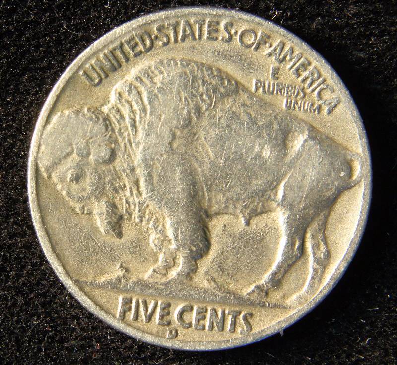 1937-D BUFFALO NICKEL VF