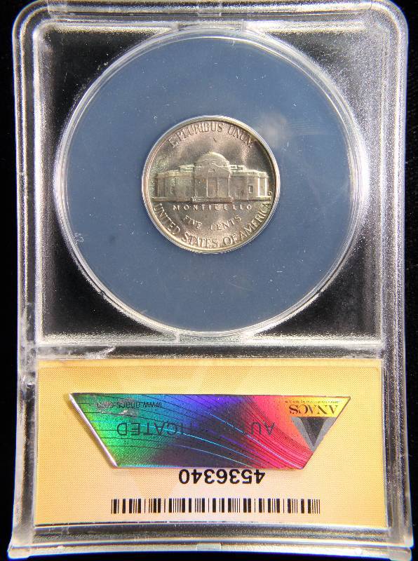 1951-D JEFFERSON NICKEL MS65 ANACS