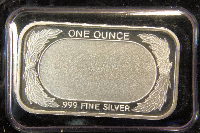 1 TROY OZ. .999 FINE SILVER BAR UNITED STATES FLAG DESIGN SEALED