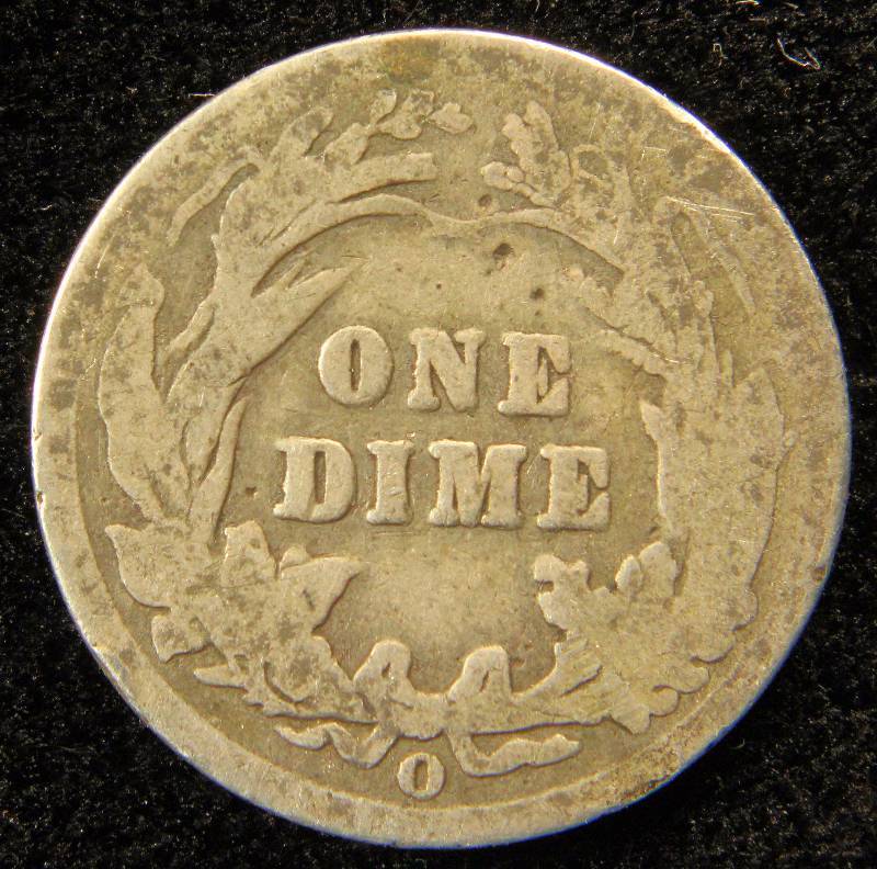 1905-O BARBER SILVER DIME