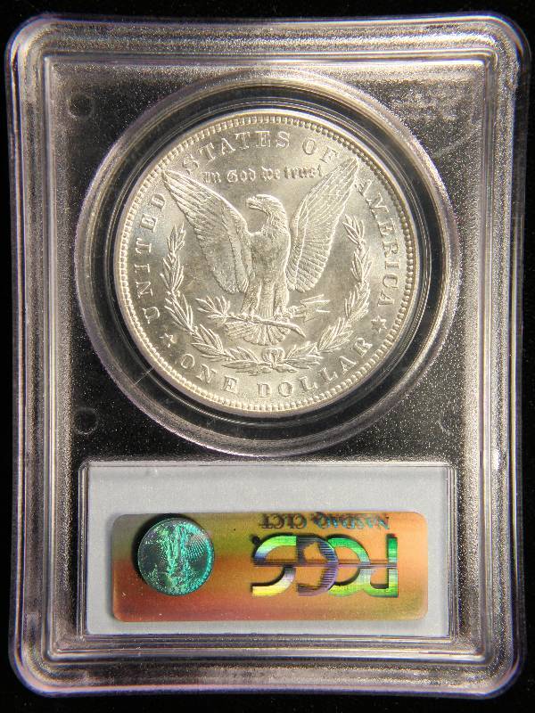1887 MORGAN SILVER DOLLAR MS64 PCGS