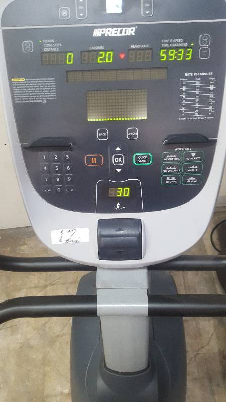 lot 12 image: Precor CLM 835 Commercial Grade stepper