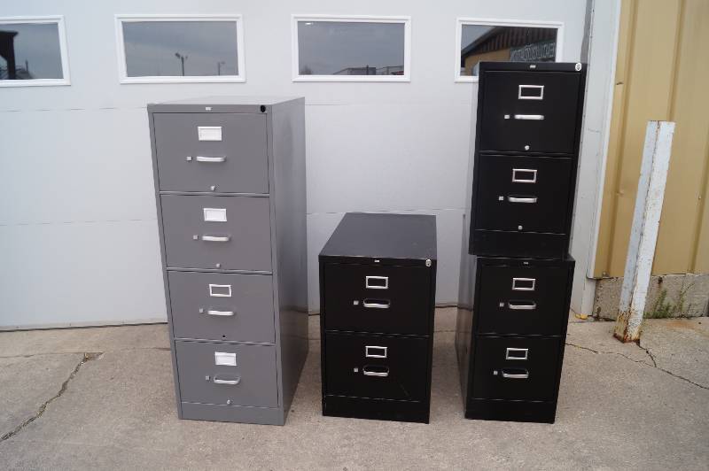 4 Filing Cabinets