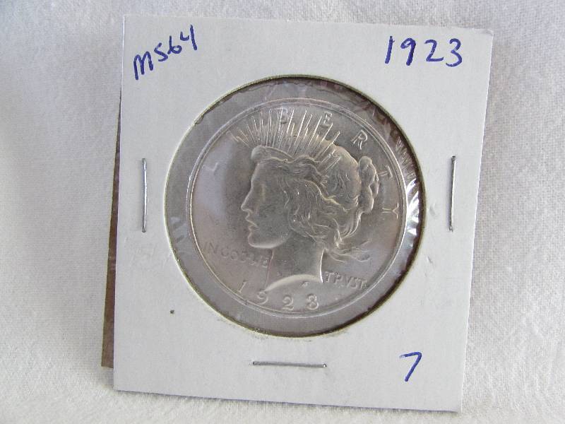 1923 Peace Dollar, MS 64