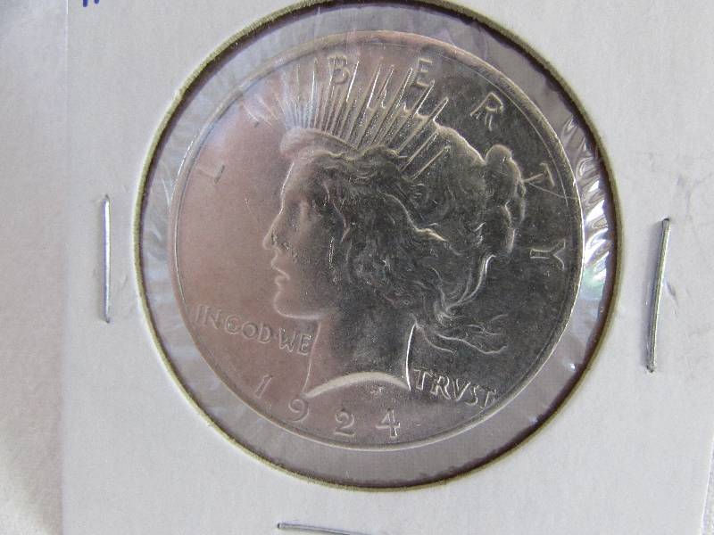 1924 Peace Dollar, MS 63