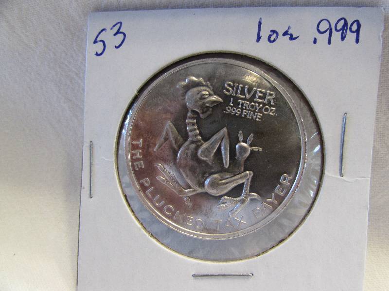 1 oz .999 Silver The Plucked Taxpayer