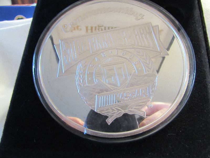 Half Troy Pound 50th Anniversary Nascar Fine Silver � 6 oz.