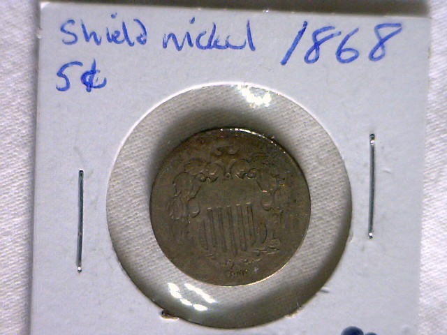 1868 Shield Nickel
