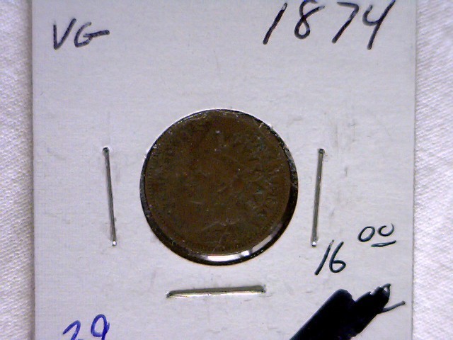 1874 Penny