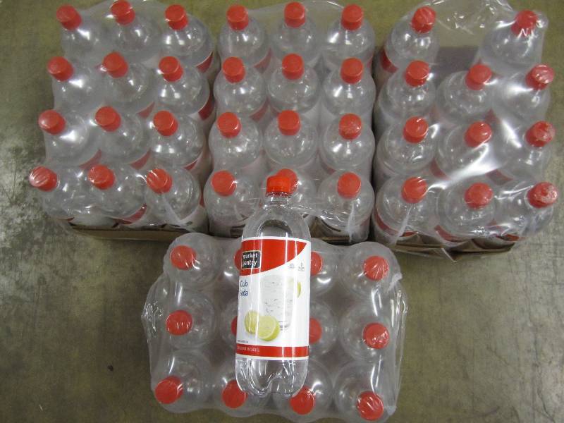 Lot of four 12 packs, Market Pantry...