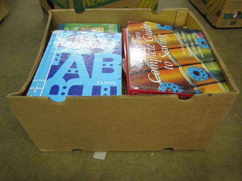 Box of assorted books, some new, so...