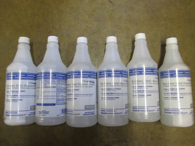 Lot of 6 bottles of stainless steel...