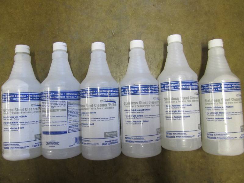 Lot of 6 bottles of stainless steel...