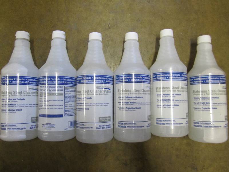Lot of 6 bottles of stainless steel...