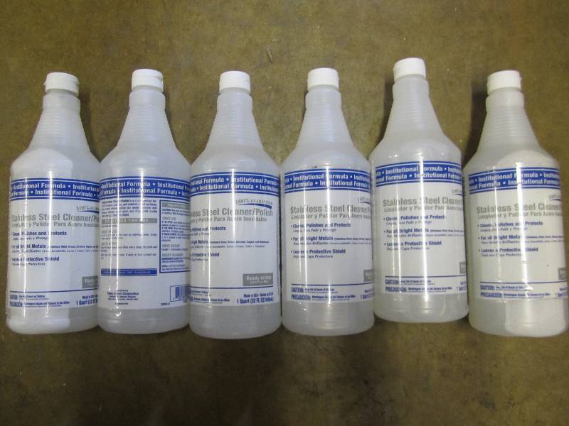 Lot of 6 bottles of stainless steel...