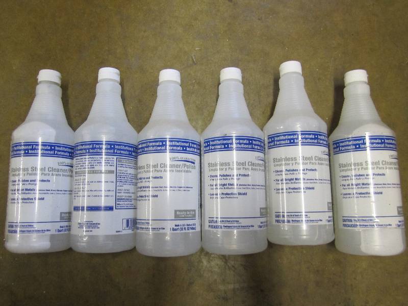 Lot of 6 bottles of stainless steel...