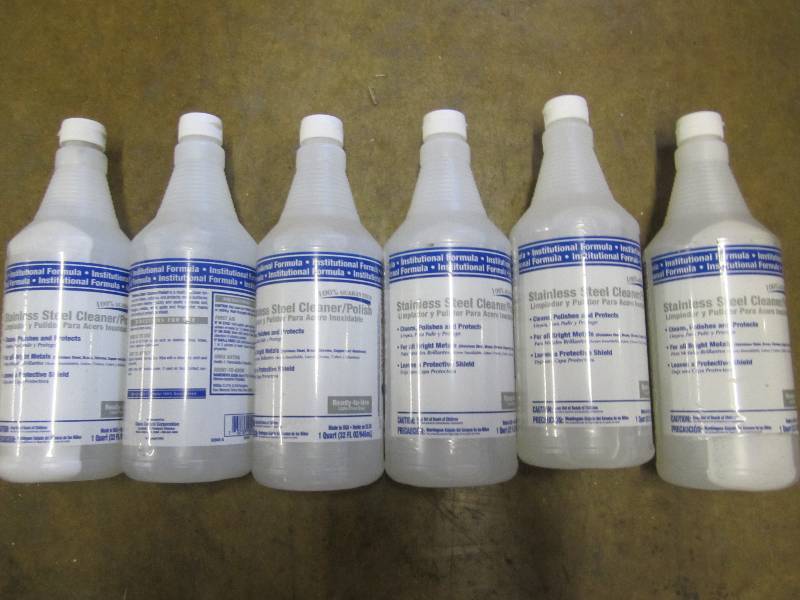 Lot of 6 bottles of stainless steel...