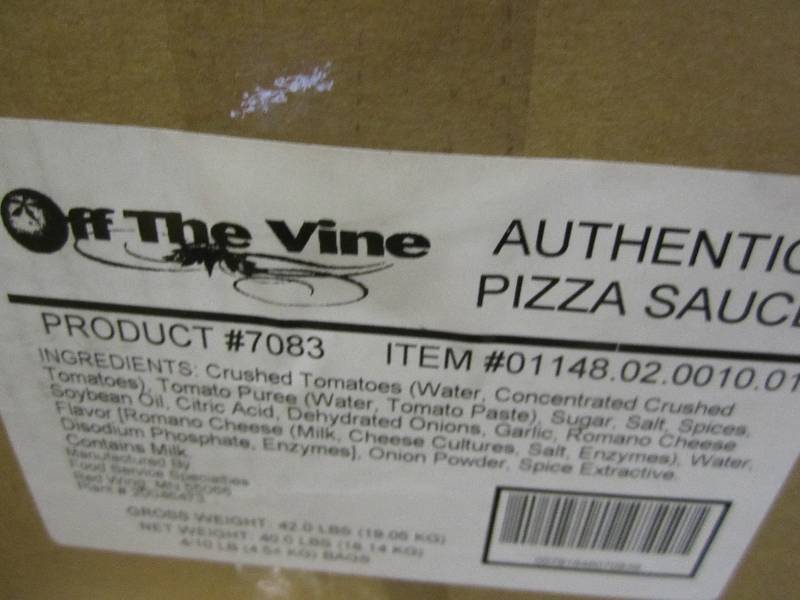 Two 10 lb bags of Off The Vine pizz...