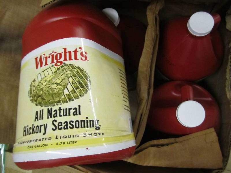 4 gallons of Wrights natural hickor...