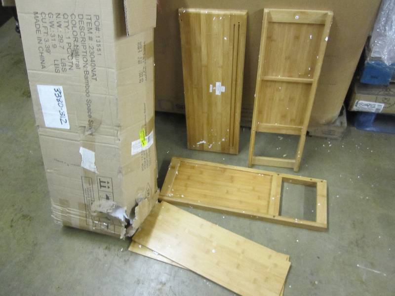 Bamboo Shelf, appears complete exce...