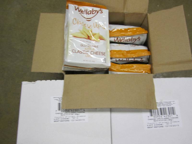 3 cases of 3oz bags gluten free Che...