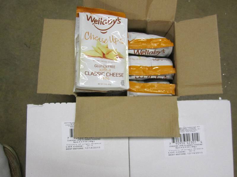3 cases of 3oz bags gluten free Che...