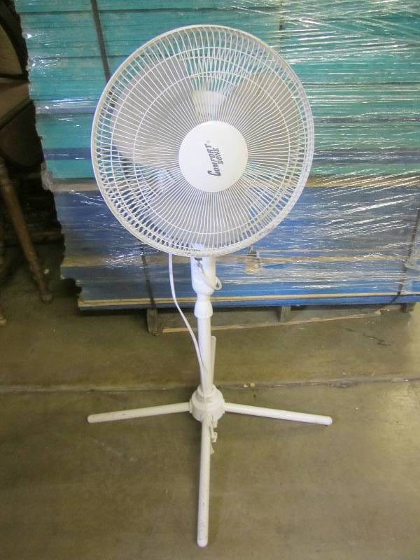 Fan in a stand...