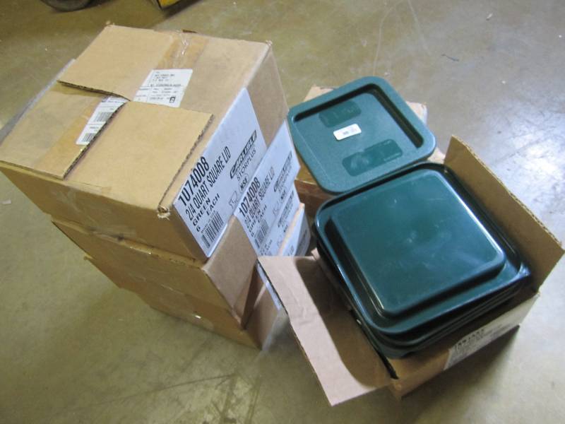Lot of NSF plastic restaurand food ...